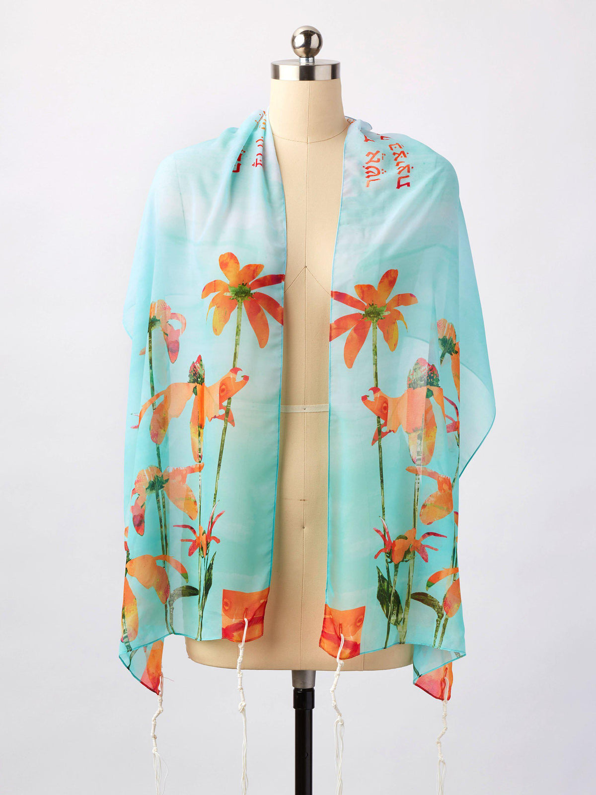 flowers tallit tallis