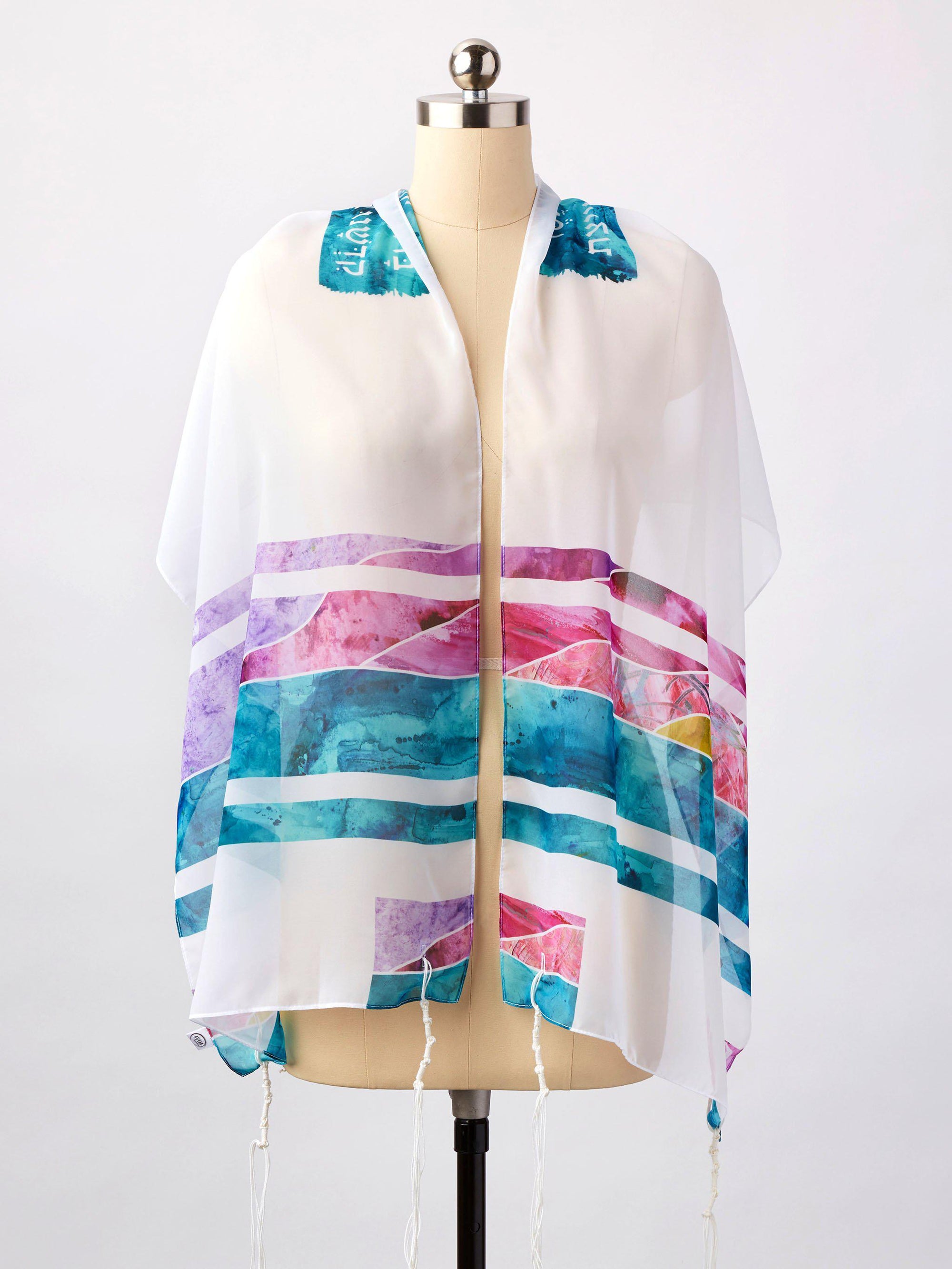 Handmade Tallit - Bat Mitzvah Tallit, Bar Mitzvah Tallit - Advah Designs