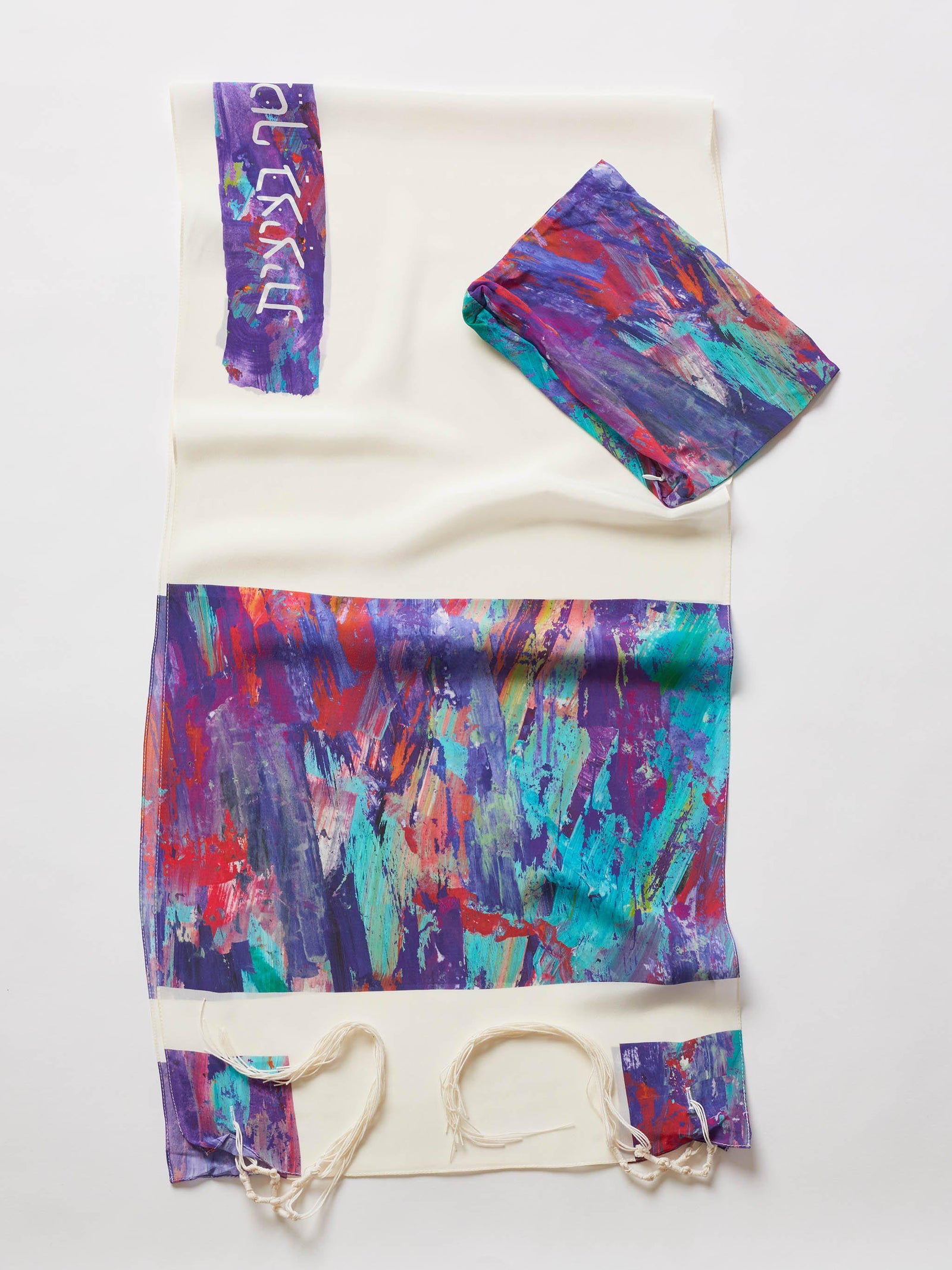 purple tallit tallis